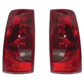 5003422 Sherman Fleetside Tail Light Assembly For 03 Chevy Pickup Silverado Pair