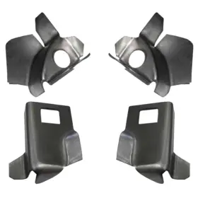 535746 Sherman Rocker End Cap With Fender Mounting Bracket For 57 Chevy Bel Air Pair