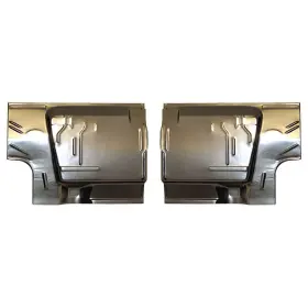 747076 Sherman Trunk Floor Half For 70-74 Dodge Challenger Plymouth Barracuda Pair