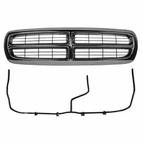8209707k Sherman Grille Mounting Bracket Kit Chrome And Black For 97-04 Dodge Dakota 98-03 Durango