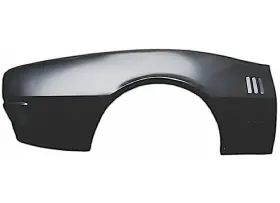 830-50r Sherman Parts Rh Quarter Panel Skin With Louvres Without Marker Light Hole Firebird 67