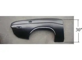 Sherman Parts She160-50al 160-50al Quarter Panel Skin 1972-74 Challenger Die Formed Left