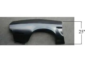 She471-50l Sherman Parts Shermin 471-50l Driver Side Quarter Panel Patch Fits Steel 1974-1978 Mustang Ii