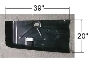 She695-40atl Sherman Parts 695-40atl Front Section Floor Pan 1967-69 Camaro/firebird Left