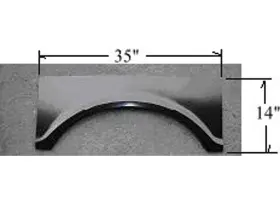 Sherman Parts She897-59l 897-59l Wheel Arch Patch