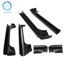 Su1217449ku Skyup2018 4 Pieces Set For Ford F150 Crew Cab 2009-14 Lh Rh Rocker Panels And Corners