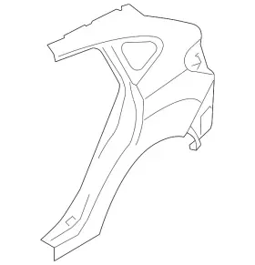 51439fl1709p Subaru Genuine Quarter Panel