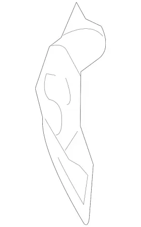 51445va0109p Subaru Genuine Quarter Panel Extension