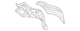 51572fl05b9p Subaru Genuine Inner Pillar 51572fl05b9p Subaru Genuine Inner Pillar