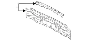 52401fj0209p Subaru Genuine Rear Body Panel