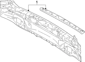 52401fn0009p Subaru Genuine Rear Body Panel