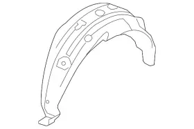 59122sc011 Subaru Genuine Splash Shield
