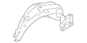 59122sg070 Subaru Genuine Wheelhouse Liner