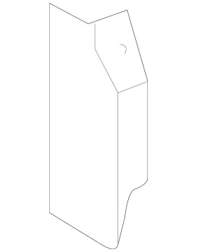 59123aj00a Subaru Genuine Splash Shield Plate