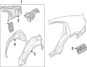 72651aj040 Subaru Genuine Pressure Vent