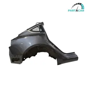 301006s1 Tesla 2017-2020 Model 3 M3 Rear Passenger Side Quarter Panel Cut Out Chrome Pmng