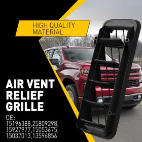 Tfkgs-silverado-99-19-eae For Chevy Silverado Sierra Cabin Pressure Air Vent Relief Valve Panel Grille Usa