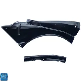 Bp3111f The Parts Place Inc. 1967-1968 Camaro Firebird Convertible Quarter Panel Inner Brackets Rh - New