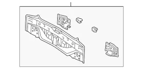 58307-02290 Toyota Genuine Rear Body Panel