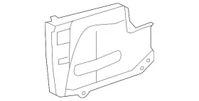 58317-35030 Toyota Genuine Quarter Panel Extension