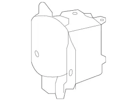 58321-0e030 Toyota Genuine Rear Body Panel Mount Bracket