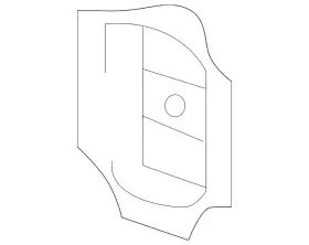 58324-08020 Toyota Genuine Bumper Bracket