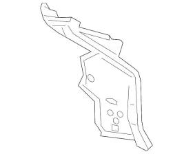 61032-0r050 Toyota Genuine Extension Panel