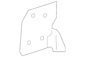 61068-0r031 Toyota Genuine Quarter Panel Extension