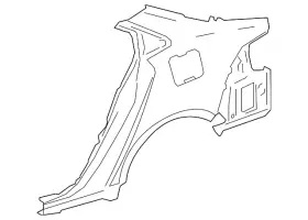 61601-02621 Toyota Genuine Quarter Panel