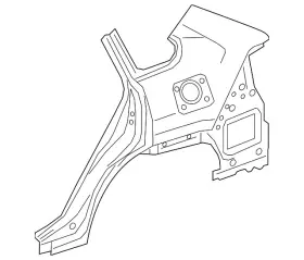 61602-42140 Toyota Genuine Quarter Panel