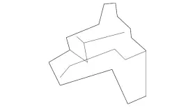 61627-02150 Toyota Genuine Quarter Panel Reinforcement 61627-02150 Toyota Genuine Quarter Panel Reinforcement