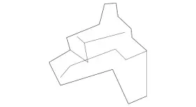 61628-02130 Toyota Genuine Trough Inner Reinforced