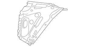 61735-06160 Toyota Genuine Quarter Panel Extension 61735-06160 Toyota Genuine Quarter Panel Extension