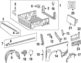 65635-ak020 Toyota Genuine Side Reinforced