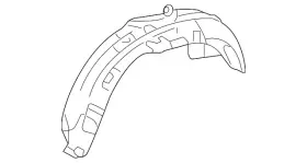65637-0e030 Toyota Genuine Wheelhouse Liner