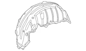 65637-0e070 Toyota Genuine Wheelhouse Liner