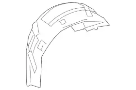 65638-02240 Toyota Genuine Wheelhouse Liner