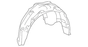 65638-06060 Toyota Genuine Quarter Panel Splash Shield