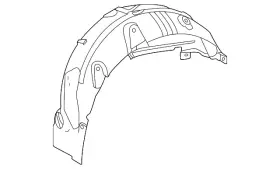 65638-08020 Toyota Genuine Quarter Panel Splash Shield 65638-08020 Toyota Genuine Quarter Panel Splash Shield