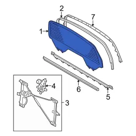 648100c080 Toyota Oe For Tundra 2009-2021 Rear Back Glass