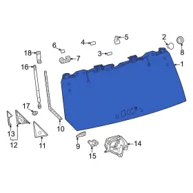 6810560530 Toyota Oe Rear Liftgate Glass