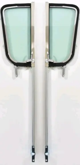 Triplus 545/491 Both Left And Right. Smoked Glass Window Vents 55 2nd Series Chevy Pickup