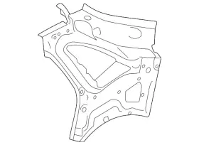 11a-809-405 Volkswagen Genuine Inner Panel