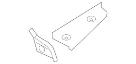 17a-809-414-b Volkswagen Genuine Filler Trim