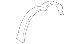 1jm-810-971 Volkswagen Genuine Wheelhouse Liner