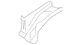 1k0-803-215-a Volkswagen Genuine Frame Rail End Bracket