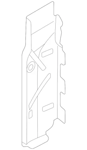 Volkswagen 1t3-813-439-b Genuine Filler Plate