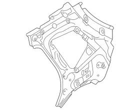 Volkswagen 2gj-809-405 Genuine Inner Panel