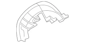 2gj-810-971-a Volkswagen Genuine Wheelhouse Liner