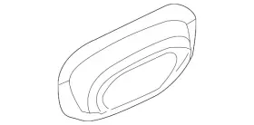 3c8-809-934 Volkswagen Genuine Insert